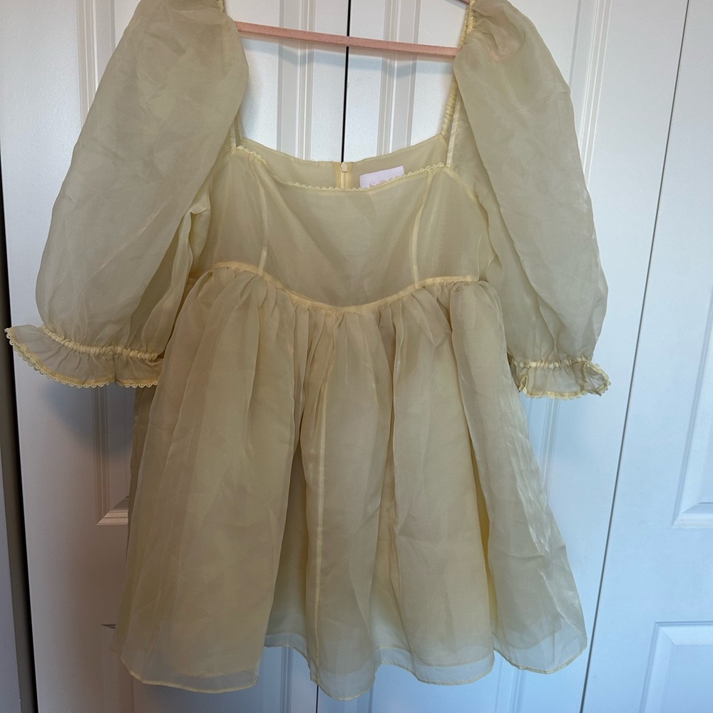 Selkie The Baby Banana Puff Dress size 1X - Picture 5 of 6